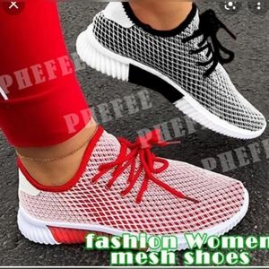 Mesh fashion slip on shoes